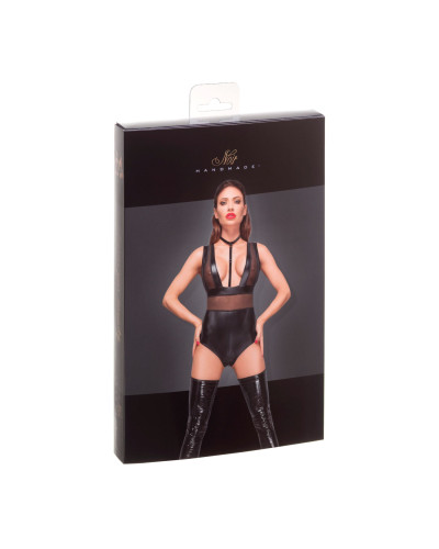 Боди Noir Handmade F183 Powerwetlook body - L - Фото №4