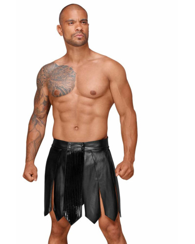Мужская юбка гладиатора Noir Handmade H053 Eco leather men's gladiator skirt - S - Фото №1