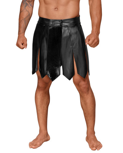 Мужская юбка гладиатора Noir Handmade H053 Eco leather men's gladiator skirt - S - Фото №2