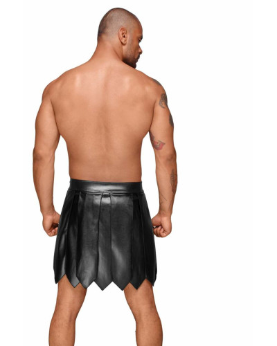 Мужская юбка гладиатора Noir Handmade H053 Eco leather men's gladiator skirt - S - Фото №4