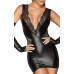 Платье Noir Handmade F212 Powerwetlook and lace minidress - L - Фото №3