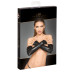 Мітенки Noir Handmade F213 Elastic eco leather fingerless gloves - S - Фото №3