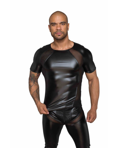 Футболка Noir Handmade H056 Men's T-shirt made of powerwetlook - XXL - Фото №1