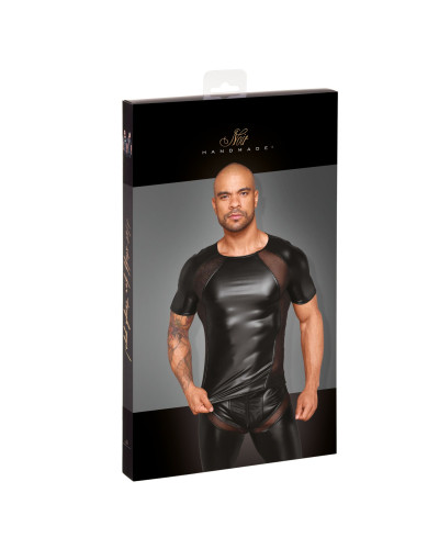 Футболка Noir Handmade H056 Men's T-shirt made of powerwetlook - XXL - Фото №3