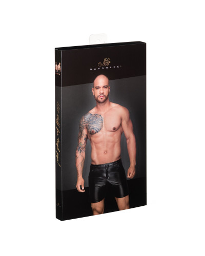 Мужские шорты Noir Handmade H061 Powerwetlook shorts - XL - Фото №4