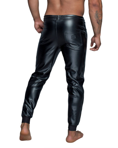 Чоловічі трегінси Noir Handmade H063 Powerwetlook treggings - XL - Фото №2