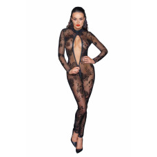 (SALE) Бодістокінг Noir Handmade F237 Long tulle overall - XL