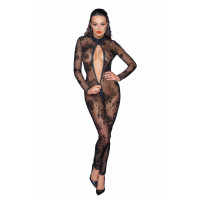 Бодістокінг Noir Handmade F237 Long tulle overall - 3XL