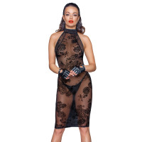 (SALE) Сукня Noir Handmade F240 Midi tulle dress with velvet straps - L