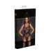 (SALE) Боди Noir Handmade F242 Tulle body with patterned flock embroidery - L - Фото №7