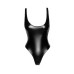 Боди Noir Handmade F244 Powerwetlook body with high cut bottom hem - M - Фото №4