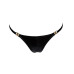 Трусики Noir Handmade P008 Powerwetlook panty with gold clasp - S - Фото №4