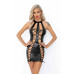 Сукня Noir Handmade F291 Powerwetlook dress with double lace-up front - M - Фото №1