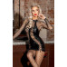 Сукня Noir Handmade F291 Powerwetlook dress with double lace-up front - M - Фото №2