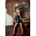 Сукня Noir Handmade F291 Powerwetlook dress with double lace-up front - M - Фото №4