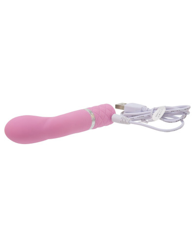 Розкішний вібратор Pillow Talk - Racy Pink з кристалом Сваровські для точки G, подарункове паковання - Фото №7