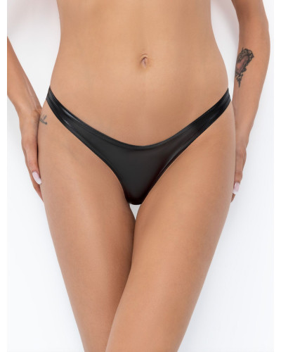 (SALE) Трусики Noir Handmade P010 Powerwetlook thong - M - Фото №1