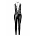 Комбінезон Noir Handmade F298 Libido Deep-V catsuit with collar and pearl chain - M - Фото №4