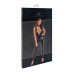 Комбінезон Noir Handmade F298 Libido Deep-V catsuit with collar and pearl chain - M - Фото №7