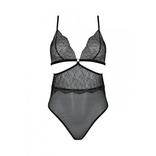 Боди Passion AMBERLY BODY black, XXL/XXXL, открытая спина, низ стринги