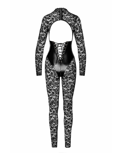 Комбинезон Noir Handmade F299 Enigma lace catsuit with underbust bodice - 3XL - Фото №6