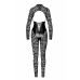 Комбинезон Noir Handmade F299 Enigma lace catsuit with underbust bodice - 3XL - Фото №6