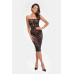 Сукня Noir Handmade F301 Catalyst lace up midi dress - 3XL - Фото №1