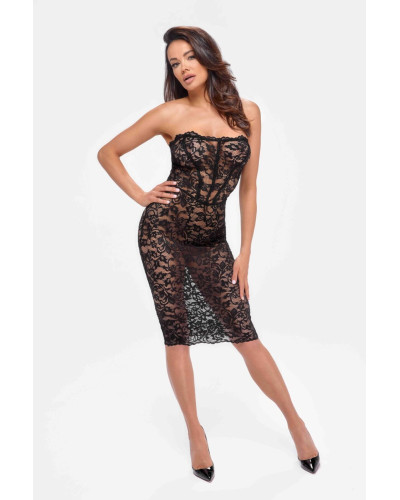 Сукня Noir Handmade F301 Catalyst lace up midi dress - 3XL - Фото №3