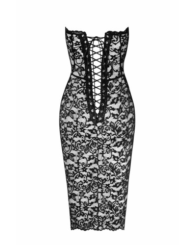 Сукня Noir Handmade F301 Catalyst lace up midi dress - 3XL - Фото №6