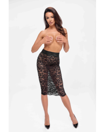 Спідниця Noir Handmade F302 Ambivalence lace up midi skirt - M - Фото №4