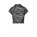 Топ Noir Handmade F303 Essence lace top with high collar - M - Фото №4