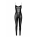 Комбинезон Noir Handmade F306 Mirage catsuit with jewelry rhinestone chain adorning the back - L - Фото №5