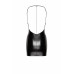 Платье Noir Handmade F307 Mirage wetlook mini dress with jewelry rhinestone chain - S - Фото №5