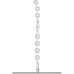Платье Noir Handmade F307 Mirage wetlook mini dress with jewelry rhinestone chain - S - Фото №6