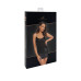 Платье Noir Handmade F307 Mirage wetlook mini dress with jewelry rhinestone chain - S - Фото №7