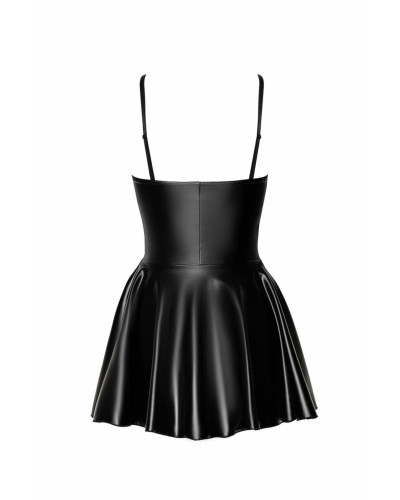 Платье Noir Handmade F308 Dreamer wetlook corset mini dress with front zipper - L - Фото №6