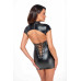 Сукня Noir Handmade F309 Fantasy wetlook mini dress with lace up back - XXL - Фото №3
