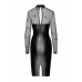 Сукня Noir Handmade F310 Sublime wetlook and flocked mesh midi dress - XXL - Фото №5