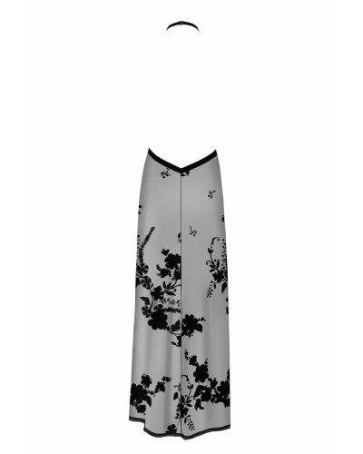 Сукня Noir Handmade F312 Divinity long flocked mesh dress with open back - M - Фото №5