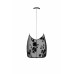 Сукня Noir Handmade F313 Mythos mini flocked mesh dress with jewelry rhinestone chain - S - Фото №6