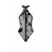 Боди Noir Handmade F314 Ego flocked mesh halter bodysuit - M - Фото №4