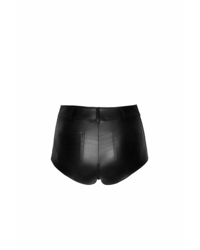 Шортики Noir Handmade F318 Wild crocodile printed wetlook shorts - M - Фото №6