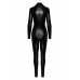 Комбінезон Noir Handmade F319 Caged wetlook catsuit with zippers and ring - S - Фото №6