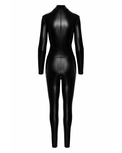 Комбінезон Noir Handmade F319 Caged wetlook catsuit with zippers and ring - XXL - Фото №6