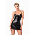 Сукня Noir Handmade F320 Starlet wetlook minidress with ring belt - 3XL - Фото №3
