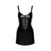 Сукня Noir Handmade F320 Starlet wetlook minidress with ring belt - 3XL - Фото №7