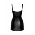 Сукня Noir Handmade F320 Starlet wetlook minidress with ring belt - 3XL - Фото №8