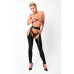 Легінси з відкритими стегнами Noir Handmade F323 Rebel wetlook chaps - M - Фото №1