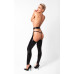 Леггинсы с открытыми бедрами Noir Handmade F323 Rebel wetlook chaps - XL - Фото №2