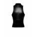 Топ Noir Handmade F324 Glam wetlook top with vinyl corset - XL - Фото №5